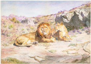 Royalty at Home by Rosa Bonheur