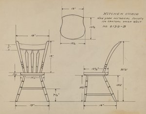Kitchen Chair by Rosa Burger
