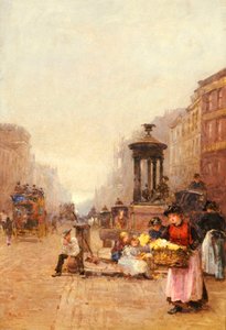 Flower Girls in the Strand