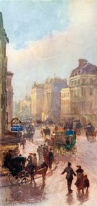 Oxford Street from the Corner of Bond Street by Rose Maynard Barton