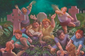 A Reading From the Book of Isaiah, 2006 by Rosemarie Adcock