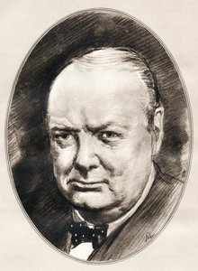 Sir Winston Leonard Spencer-Churchill, from Living Biographies of Famous Men by Ross Gordon