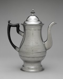 Coffeepot or Teapot by Roswell (attr.to) Gleason