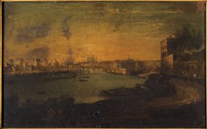 View of the Île Saint-Louis and the Île de la Cité, from the Pointe de l