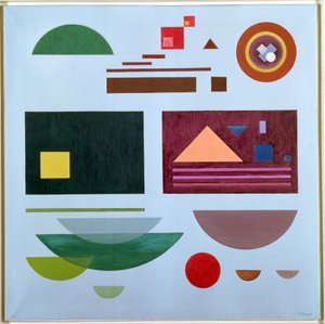 Yellow Square, c.1936-38 by Rudolf Bauer