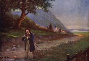 Beethoven on His Morning Walk in the Vienna Suburb Kahlenbergerdorf