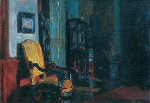 Interior (Dioseg Castle near Pressburg) by Rudolf Konopa