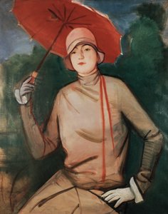 Portrait of the Artist’s Wife by Rudolf Kremlicka