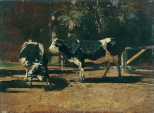 Cows in the Pasture by Rudolf Ribarz