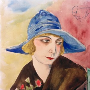 Greetings from Lesbos (detail) by Rudolf Schlichter