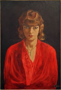 Speedy with Red Blouse by Rudolf Schlichter