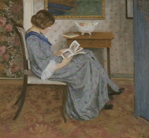 Reader in Blue