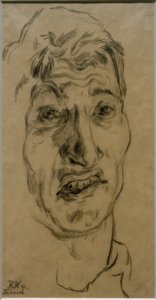 Self-Portrait as a Prisoner (in Russia) by Rudolf Wacker
