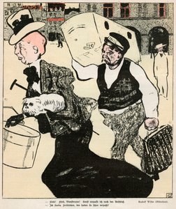 The Lady and the Porter, 1898 by Rudolf Wilke