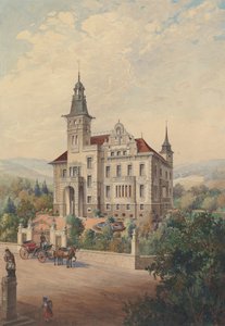 View of a Swiss Villa