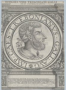 Emperor Trebonianus Gallus by Rudolph Wyssenbach