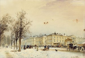 The North Station, Vienna by Rudolf von Alt