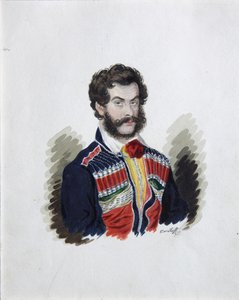 Portrait of the Decembrist Count Zakhar Chernyshov by Rufim Ivanovich Dorokhov