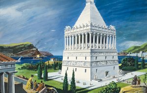 The Mausoleum in Halicarnassus, Completed in 353 BC by Ruggero Giovannini