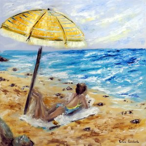 Beach Day, 2022 by Ruslana Levandovska