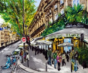 Cafe de Flore Paris, 2023 by Ruslana Levandovska