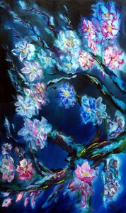 Eternal Blossoms Triptych - left