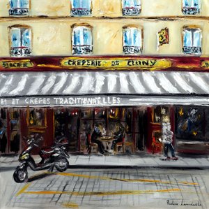 Parisian Creperie, 2022 by Ruslana Levandovska