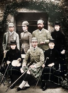The Prince and Princess of Wales in Shooting Dress, 1900