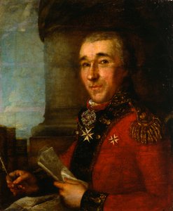 Portrait of General Count Alexey Arakcheyev, Late 18th Century by Russian Master