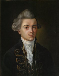 Portrait of the Fabulist Ivan Khemnitser by Russian Master.