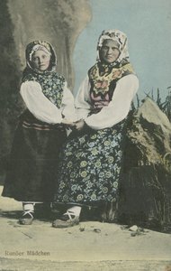 Girls in Latvian Traditional Costume by Russian Photographer