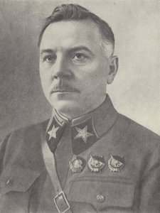 Kliment Voroshilov, Soviet General and Politician by Russian Photographer
