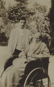 Leo Tolstoy, Russian novelist by Russian Photographer