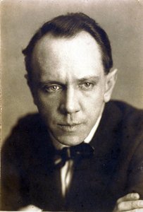 Portrait Of The Actor, Director And Author Mikhail Aleksandrovich Chekhov by Russian Photographer