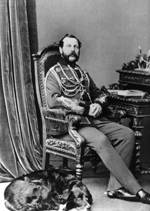 Portrait of Emperor Alexander II of Russia by Russian Photographer