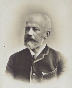 Portrait of Pyotr Ilyich Tchaikovsky by Russian Photographer