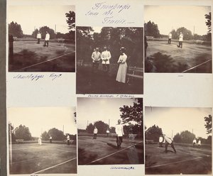 The Russian Imperial Family, Page from an Album of Photographs, c.1897-99