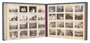 The Russian Imperial Family, page from an album of photographs, c.1897-99 by Russian Photographer