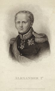 Alexander I, Emperor of Russia by Russian School