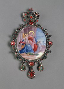 Panagia with miniature of Madonna and Child