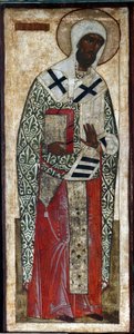Saint Leontius of Rostov, 16th Century by Russian icon.