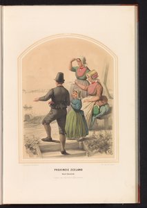 Costume of North Beveland in Zeeland, 1857 by Ruurt de Vries