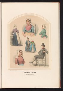 Costume of North Beveland in Zeeland, 1857 by Ruurt de Vries