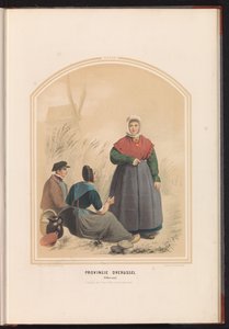 Traditional Costume of Oldenzaal in Overijssel, 1857 by Ruurt de Vries