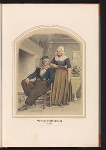 Costume of Volendam in North Holland, 1857 by Ruurt de Vries