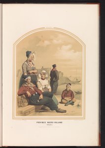 Costume of Volendam in North Holland, 1857 by Ruurt de Vries