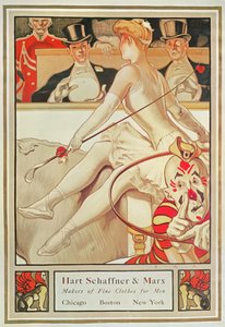 Poster advertising Hart Schaffner & Marx, Makers of Fine Clothes for Men, c.1925