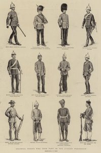 Colonial Troops Who Took Part in the Jubilee Procession