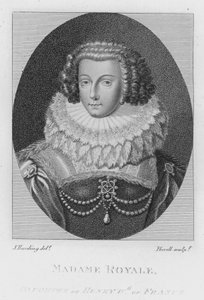 Madame Royale, Daughter of Henry IV of France by S. (after) Harding