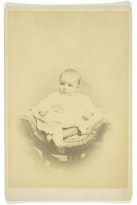 Untitled Portrait of Seated Infant by S. A. Thomas